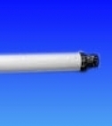 COS FUM COAXIAL MF  60/100 (AL-PVC),1 m